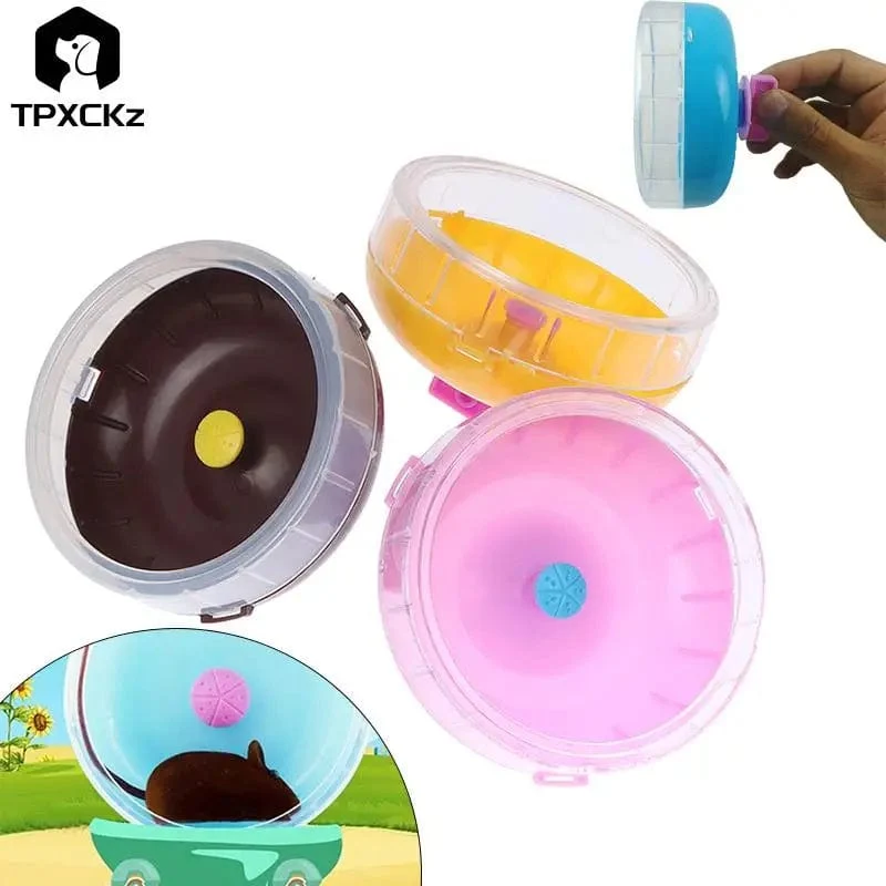 1 stücke 11 cm Hamster Rad Kleine Tier Laufscheibe Spielzeug Nette Kunststoff Jogging Übung Rad Haustier Käfig Zubehör