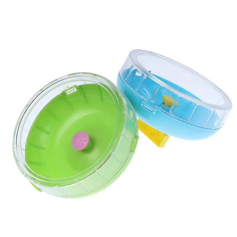 1 stücke 11 cm Hamster Rad Kleine Tier Laufscheibe Spielzeug Nette Kunststoff Jogging Übung Rad Haustier Käfig Zubehör