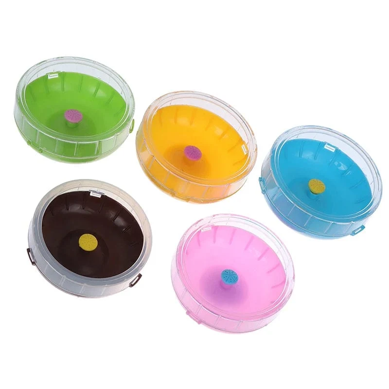 1 stücke 11 cm Hamster Rad Kleine Tier Laufscheibe Spielzeug Nette Kunststoff Jogging Übung Rad Haustier Käfig Zubehör