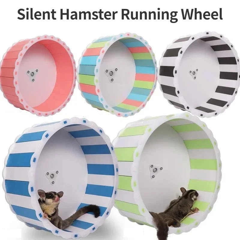 Pet Spielzeug Sport Runde Rad Hamster Übung Lauf Rad Kleine Tier Haustier Käfig Zubehör Stille Hamster Training Liefert
