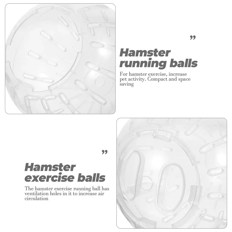Kompakter Hamster-Laufball, Zwerghamster-Gymnastikball, Laufball, Hamster-Spielzeug