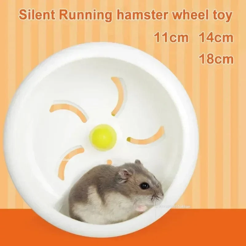 11–18 cm Hamster-Rad, leiser Spinner, Haustiere, Laufen, Sport, Übung, Chinchilla-Rad, Haustierzubehör für Rennmäuse, Übungsräder