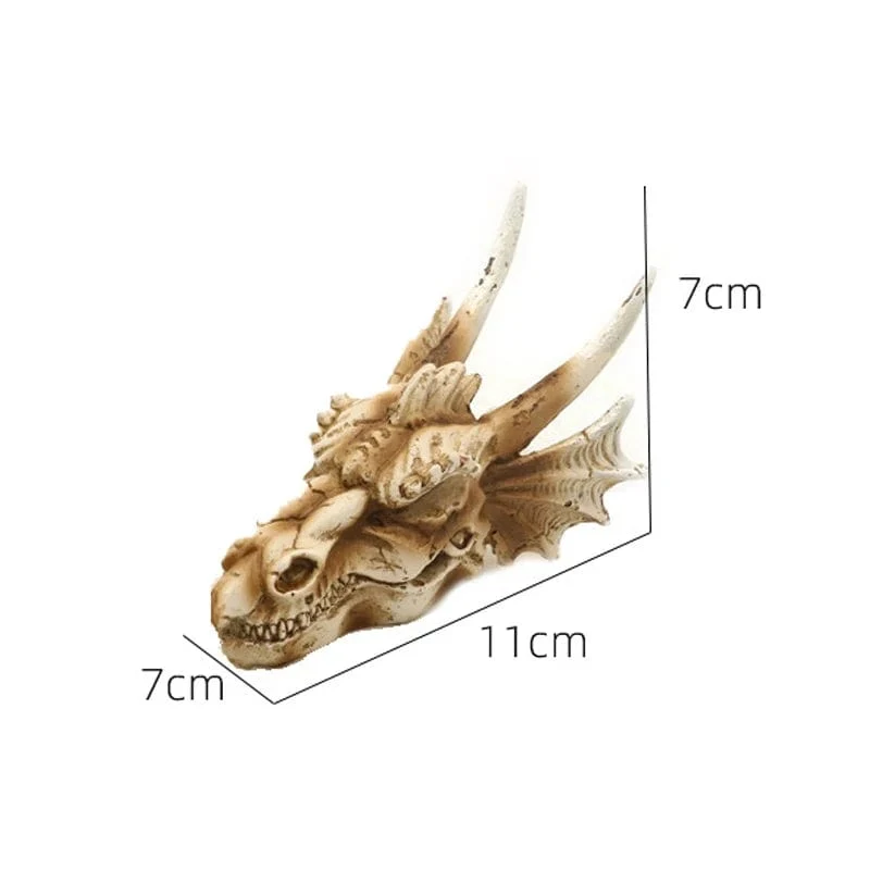 Tiere Schädel Aquarium Fossil Dinosaurier Ornamente Aquarium Nashorn Knochen Dekoration Goldfischglas Krokodil Qualle Karpfen Schildkröte
