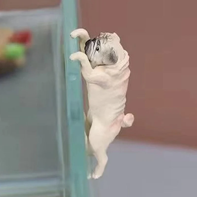 1-3 Stücke Mini Cartoon Hund Ornament Harz Figurine DIY Handwerk Statue für Aquarium Fischglas Aquarium Zubehör Hause Dekoration