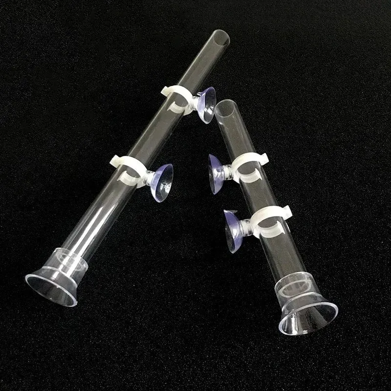 Acryl Aquarium Feeder Tube Dish Transparent Aquarium Garnelen Schnecke Garnelen Lebensmittel Feeder Bowl Aquarium Fütterung Zubehör