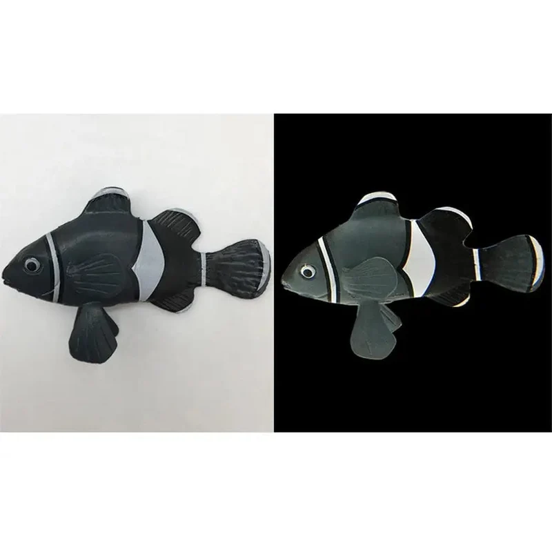 Leuchtende künstliche Simulation Goldfisch Silikon schwimmende gefälschte Fische für Aquarium Aquarium Dekoration Fischglas Ornamente Dekor