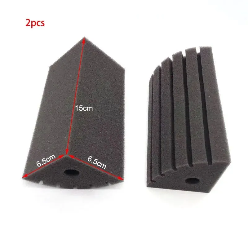 2 STÜCKE Aquarium Filterschwamm für Aquarium Luftpumpe Skimmer Biochemischen Schwammfilter Aquarium Biofilter Filtro Aquario