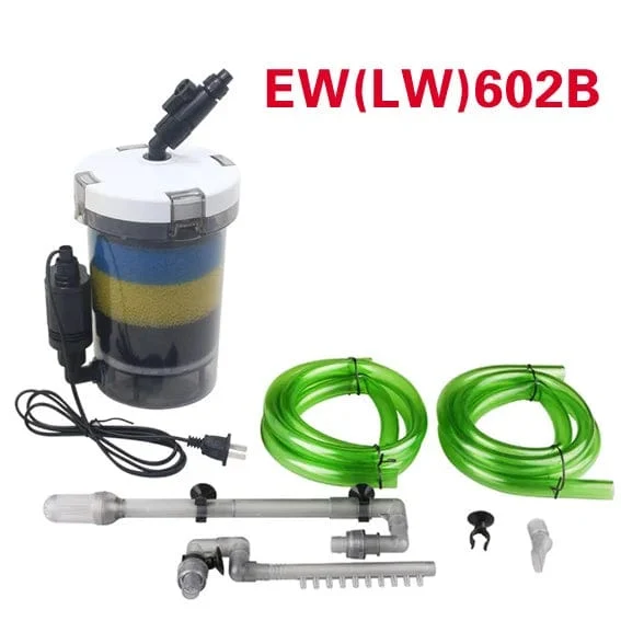 SUNSUN Aquarienfilter ultra-leiser Außenfiltereimer für Aquarien 110V-220V / 6W / HW-602 / HW-603 / HW-602B / HW-603B