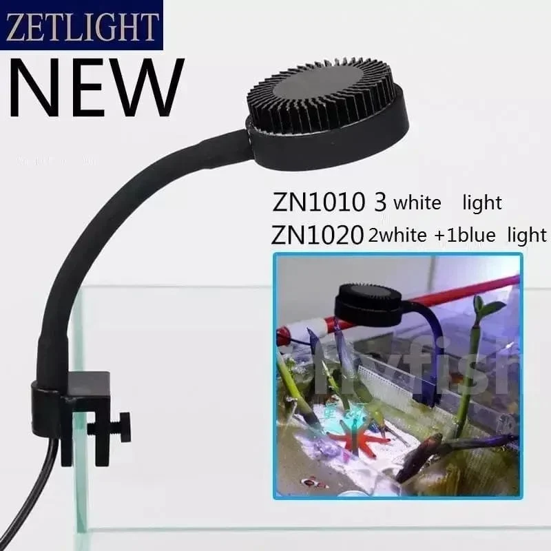 Zetlight LED-Lampe M1 LED-Vollspektrum-Nano-LED- und Pflanzenlicht für kleine Aquarien, Meerwasser, Salzwasser, Meereskorallenriffe