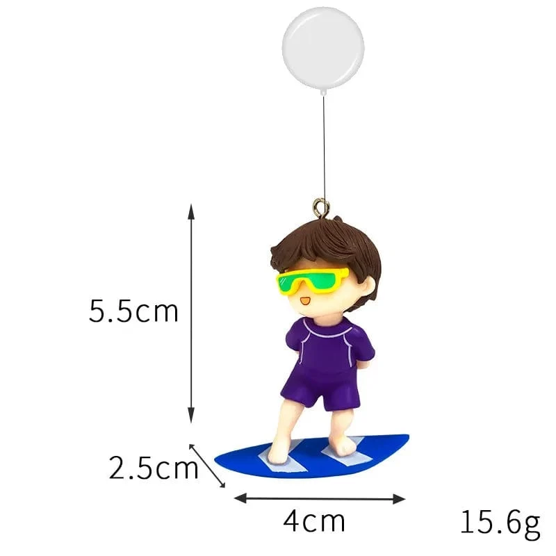 Hängendes Aquarium Dekorieren Caerie Ornament Aquarium Cartoon Zauberin Verzierung Goldfischglas Zubehör Fischzuchtbedarf