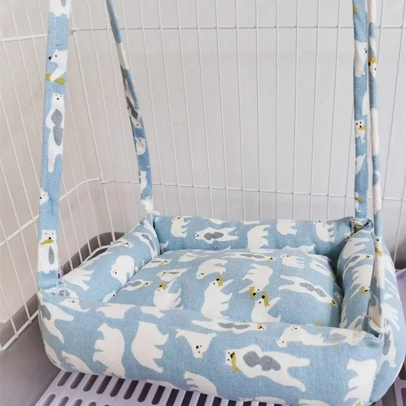 Warme Kaninchen Bunny Haus Winter Kleine Haustier Hängematte Plüsch Hamster Meerschweinchen Käfig Hängen Bett Schaukel Nest Klettern Spielzeug Pet liefert