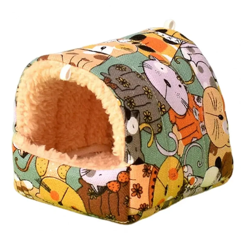 Hamsterhaus, gemütliche kleine Verstecke, warmes Hamsternest, Meerschweinchenhaus für bequemes Kaninchen, Chinchilla, Igel, Frettchen für immer