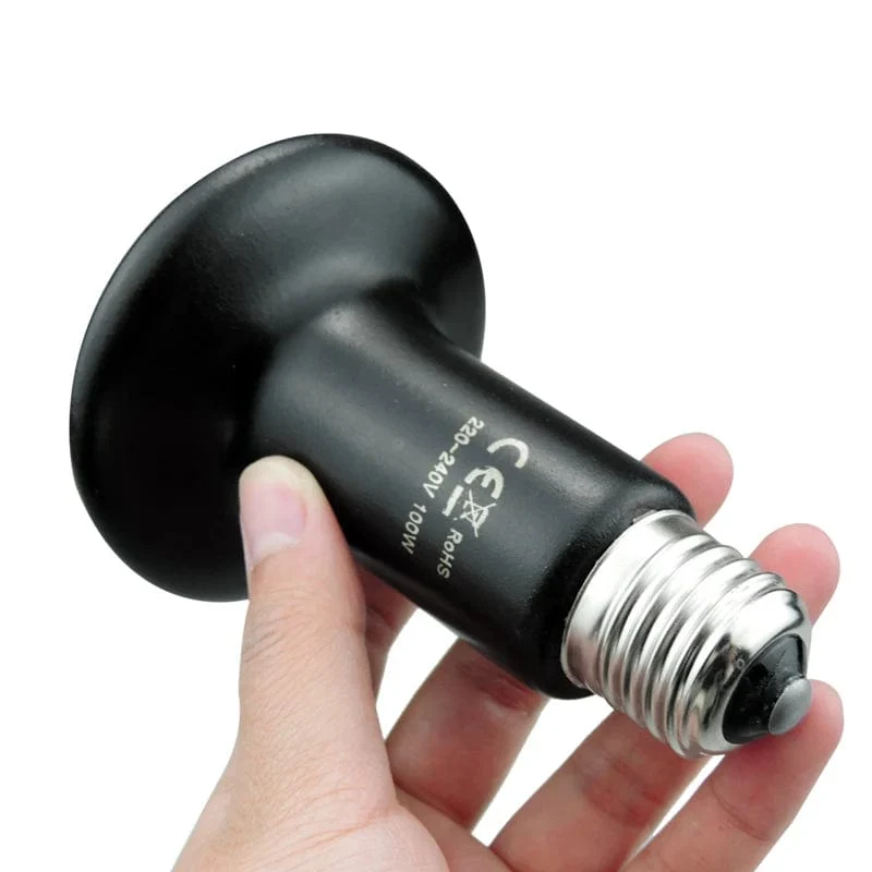 Keramik Emitter Wärme Lampe Glühbirne Haustier Heizung Glühbirne Infrarot Schwarz für Reptilien Tiere Heizung Keramik Heate Brooder Chocadeira