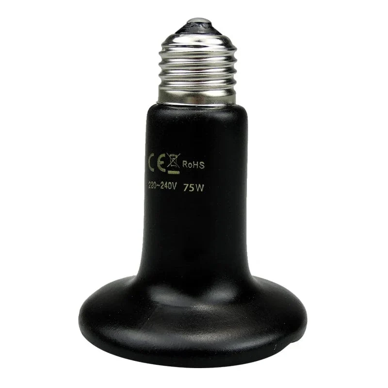Keramik Emitter Wärme Lampe Glühbirne Haustier Heizung Glühbirne Infrarot Schwarz für Reptilien Tiere Heizung Keramik Heate Brooder Chocadeira