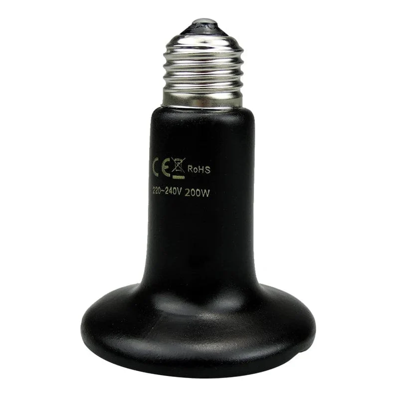 Keramik Emitter Wärme Lampe Glühbirne Haustier Heizung Glühbirne Infrarot Schwarz für Reptilien Tiere Heizung Keramik Heate Brooder Chocadeira