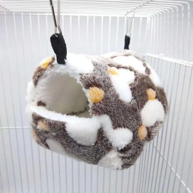 Hamsterhaus Winter warme weiche Betten Kleintiernest für Eichhörnchennest Meerschweinchenhaus Nagetier Igelbett
