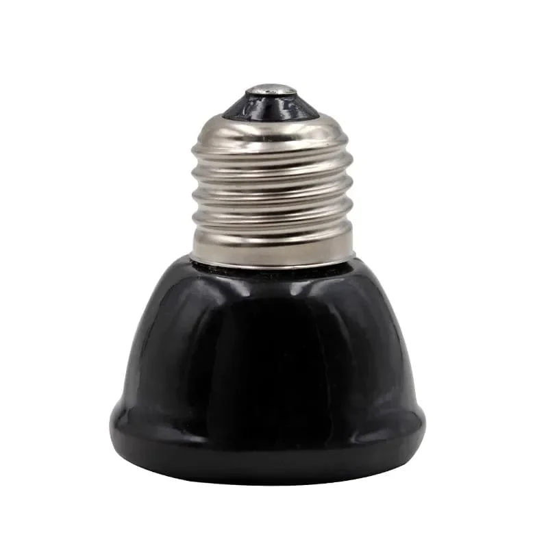 Keramikstrahler Wärmelicht Mini Schwarz Haustier Heizlampe Infrarotlampe 25/50/75/100 W Brutapparat Hühner Reptilienlampe