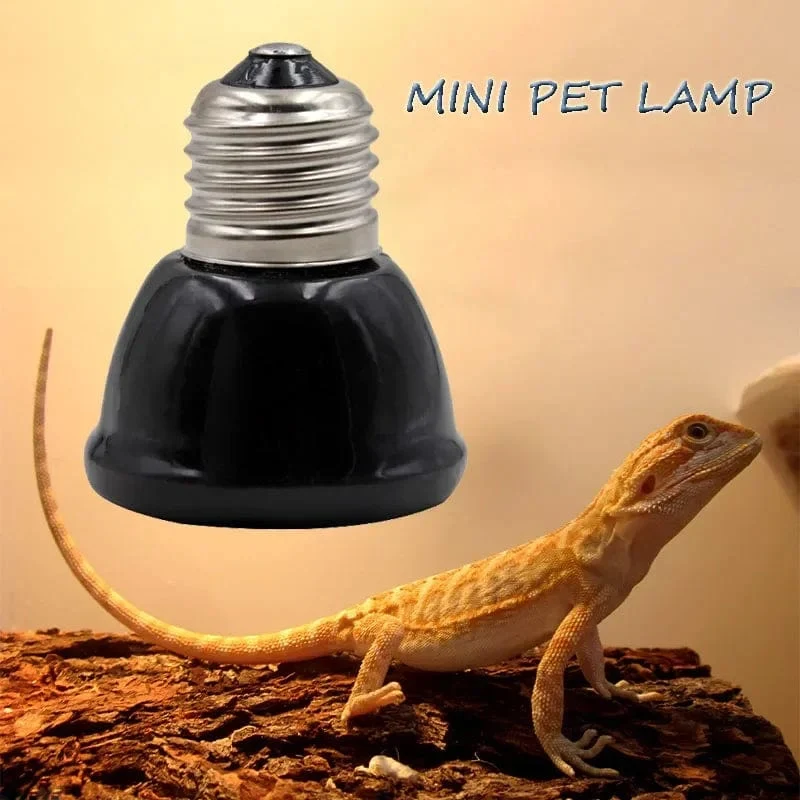 Keramikstrahler Wärmelicht Mini Schwarz Haustier Heizlampe Infrarotlampe 25/50/75/100 W Brutapparat Hühner Reptilienlampe