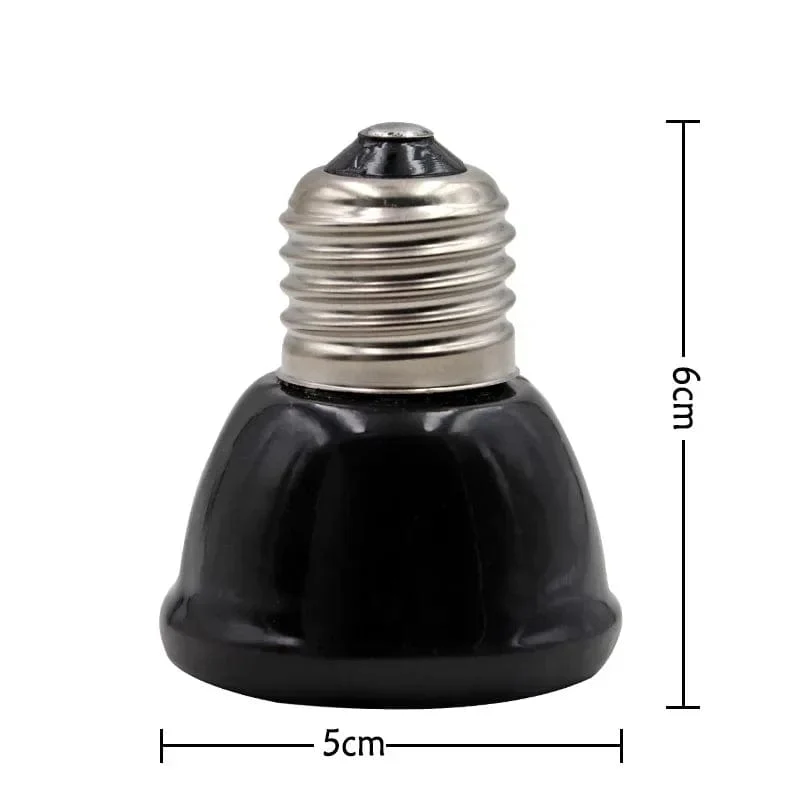 Keramikstrahler Wärmelicht Mini Schwarz Haustier Heizlampe Infrarotlampe 25/50/75/100 W Brutapparat Hühner Reptilienlampe