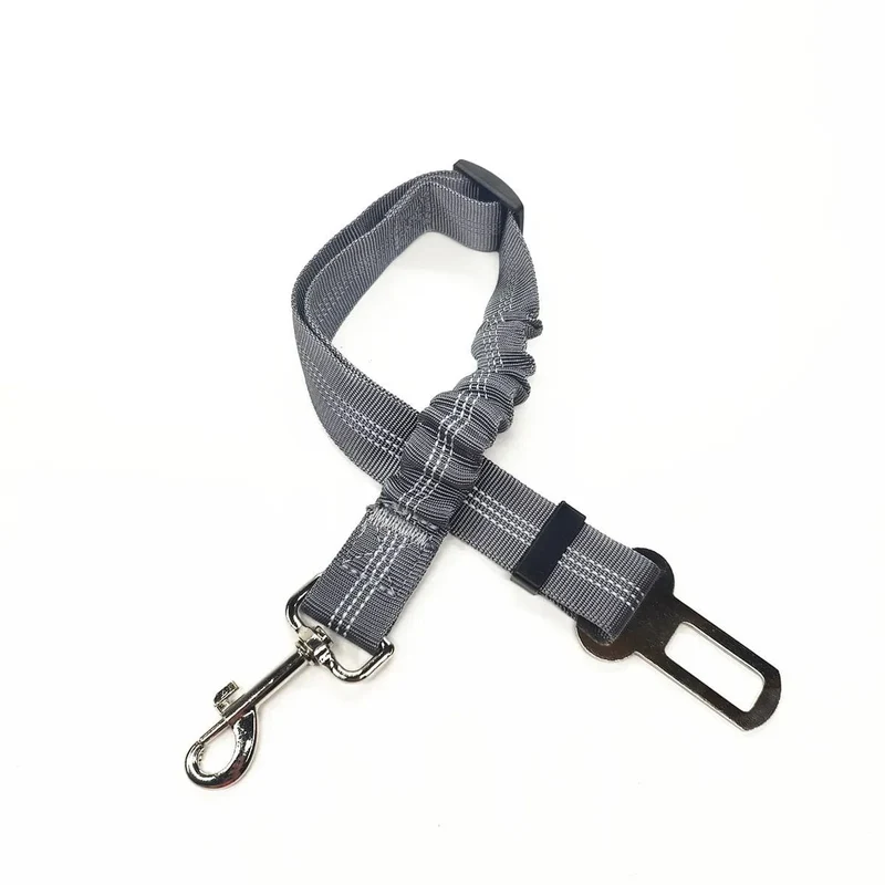 Sicherheitsgurt für Hunde im Auto, einziehbarer Puffer, elastisch, reflektierendes Sicherheits-Zugseil, Hundeleine, Geschirr, Hunde, Hundezubehör