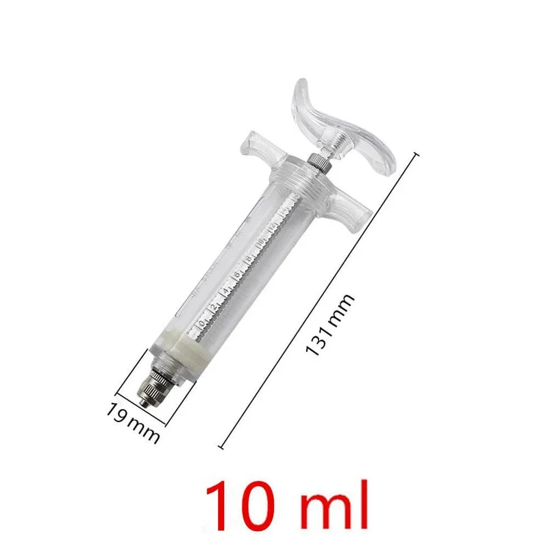 1 Set 10ml/20ml/50ml Vogelfütterungsspritzen-Set mit 6 gebogenen Sondenrohren Vogelfütterung Futtermittel Medizinbedarf