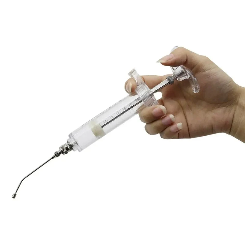 1 Set 10ml/20ml/50ml Vogelfütterungsspritzen-Set mit 6 gebogenen Sondenrohren Vogelfütterung Futtermittel Medizinbedarf