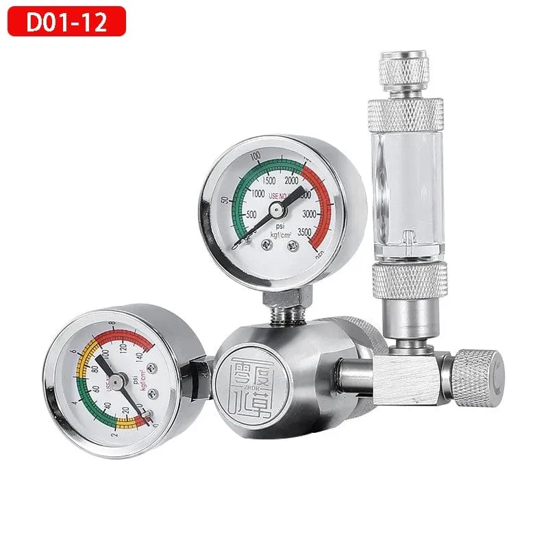 ZRDR DIY Aquarium CO2-Regler Magnetmagnet-Kit Rückschlagventil Aquarium-Zubehör CO2-Kontrollsystem Reaktor-Generator-Set