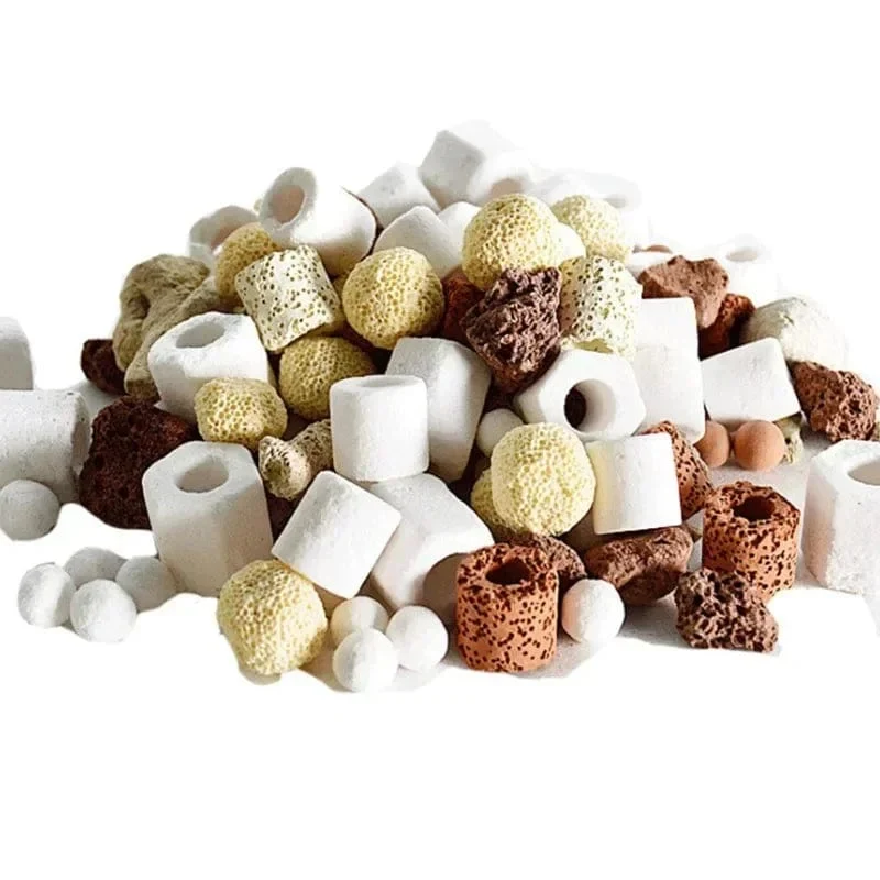 100 g, 250 g, 500 g, mehr als 10 Arten von Aquarium-Biobällen, biochemische Ballfiltermedien für Aquarien, Filterzubehör für Aquarien