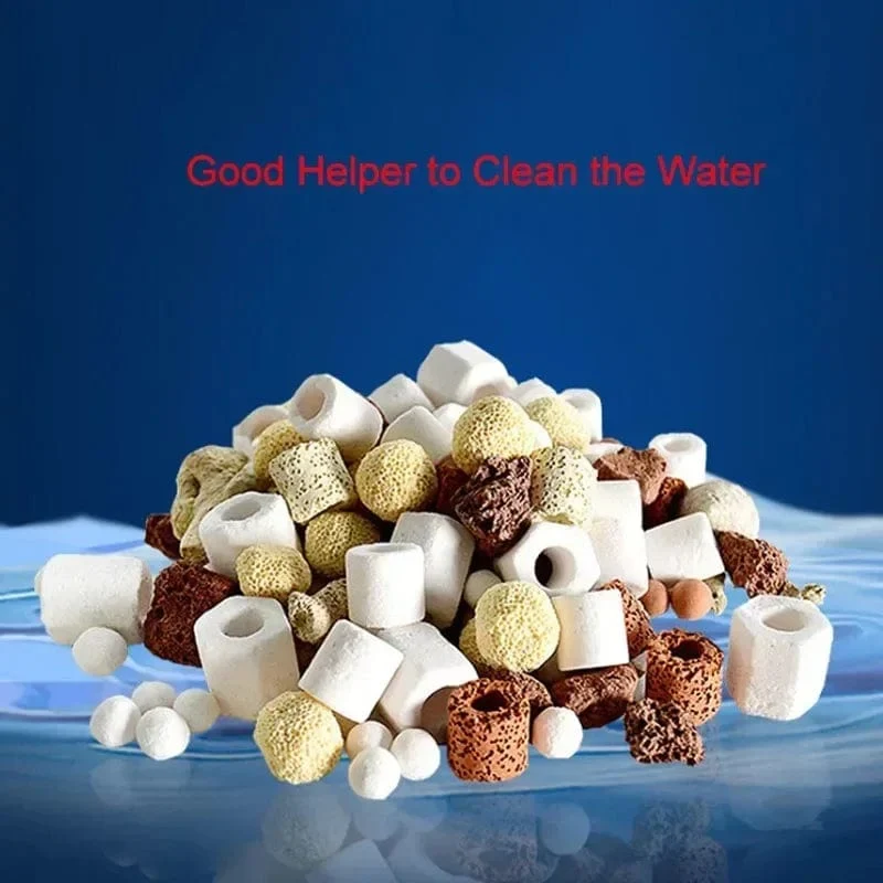 100 g, 250 g, 500 g, mehr als 10 Arten von Aquarium-Biobällen, biochemische Ballfiltermedien für Aquarien, Filterzubehör für Aquarien