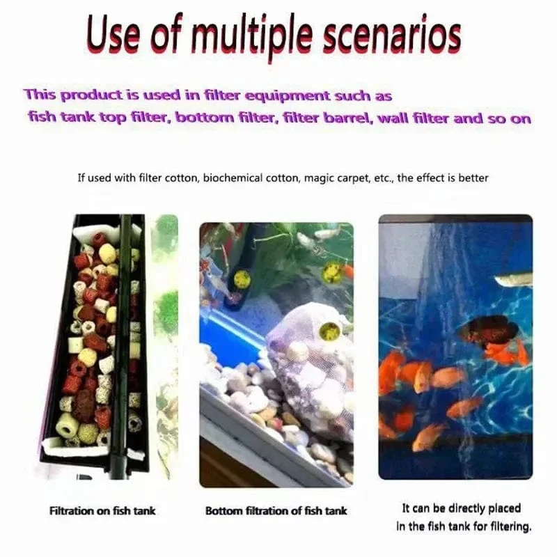 100 g, 250 g, 500 g, mehr als 10 Arten von Aquarium-Biobällen, biochemische Ballfiltermedien für Aquarien, Filterzubehör für Aquarien