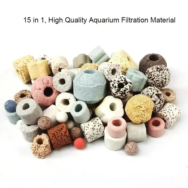 100 g, 250 g, 500 g, mehr als 10 Arten von Aquarium-Biobällen, biochemische Ballfiltermedien für Aquarien, Filterzubehör für Aquarien