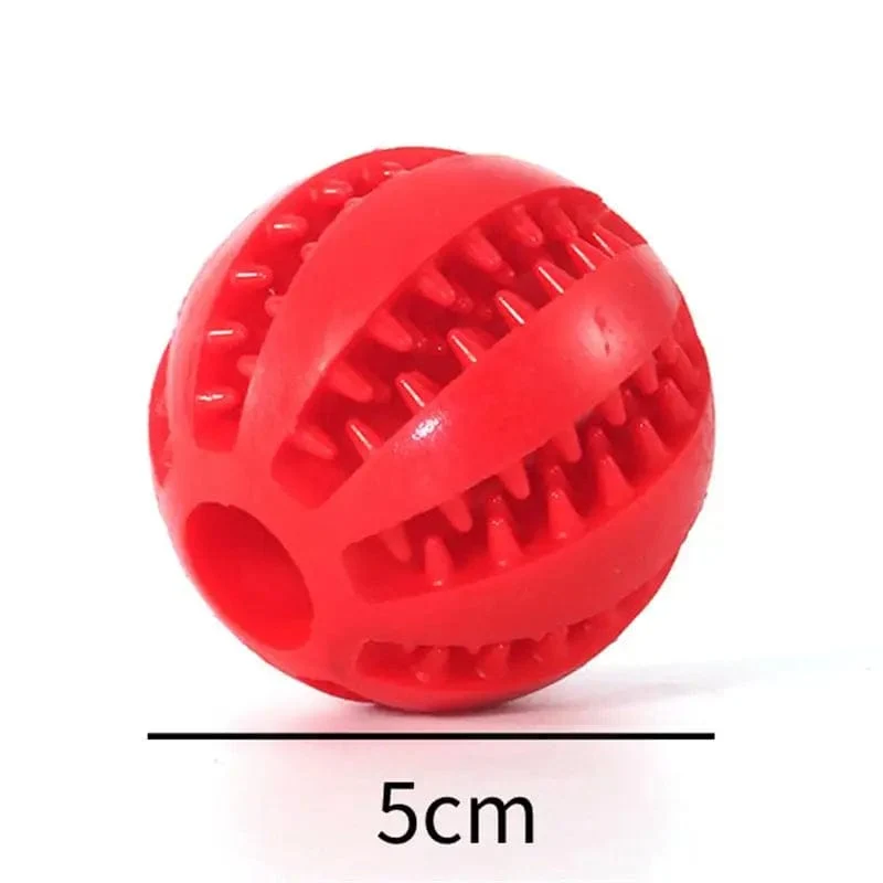 Hundefutterball, Haustier-Hundespielzeug, interaktive Gummibälle für kleine und große Hunde, Welpen, Katzen, Kauspielzeug, Haustier-Zahnreinigung