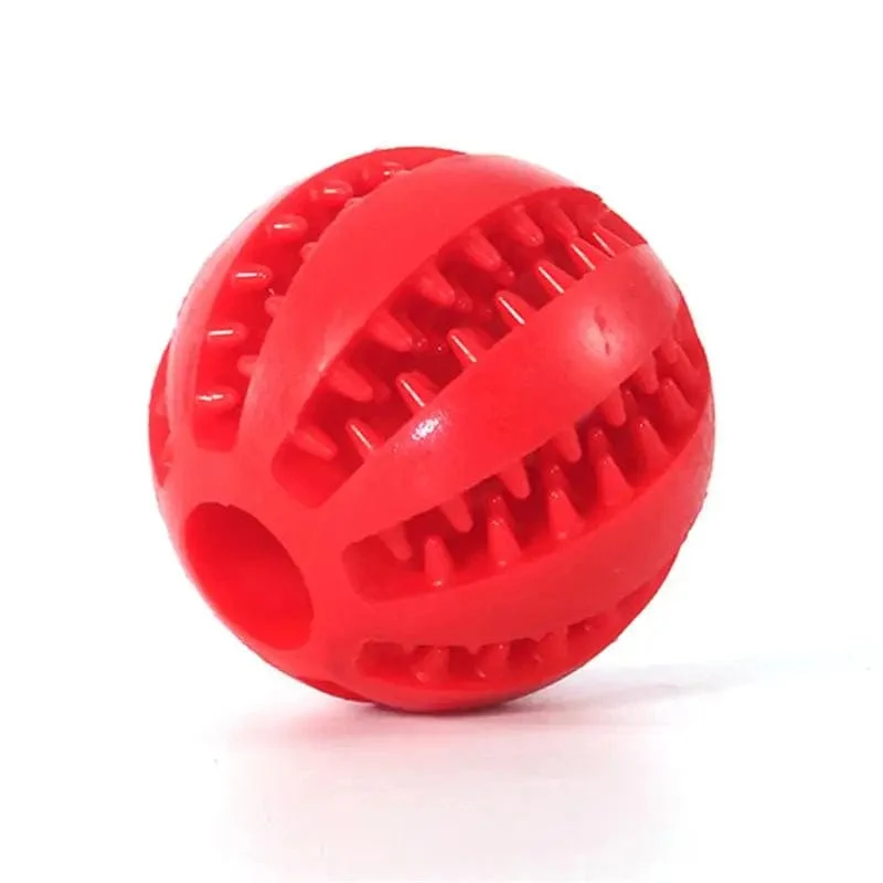 Hundefutterball, Haustier-Hundespielzeug, interaktive Gummibälle für kleine und große Hunde, Welpen, Katzen, Kauspielzeug, Haustier-Zahnreinigung