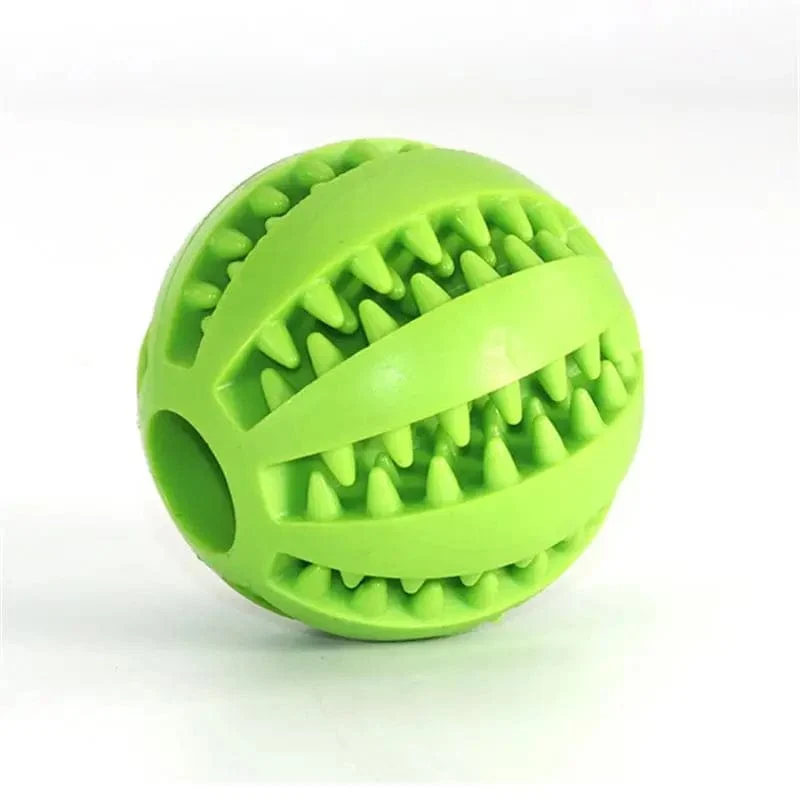 Hundefutterball, Haustier-Hundespielzeug, interaktive Gummibälle für kleine und große Hunde, Welpen, Katzen, Kauspielzeug, Haustier-Zahnreinigung