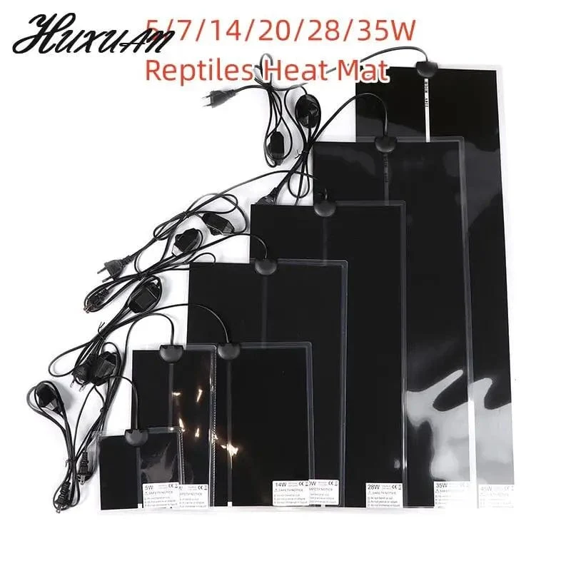 5-45W Terrarium Reptilien Wärme Matte Klettern Haustier Heizung Warme Pads Einstellbare Temperatur Controller Matten Reptilien Liefert