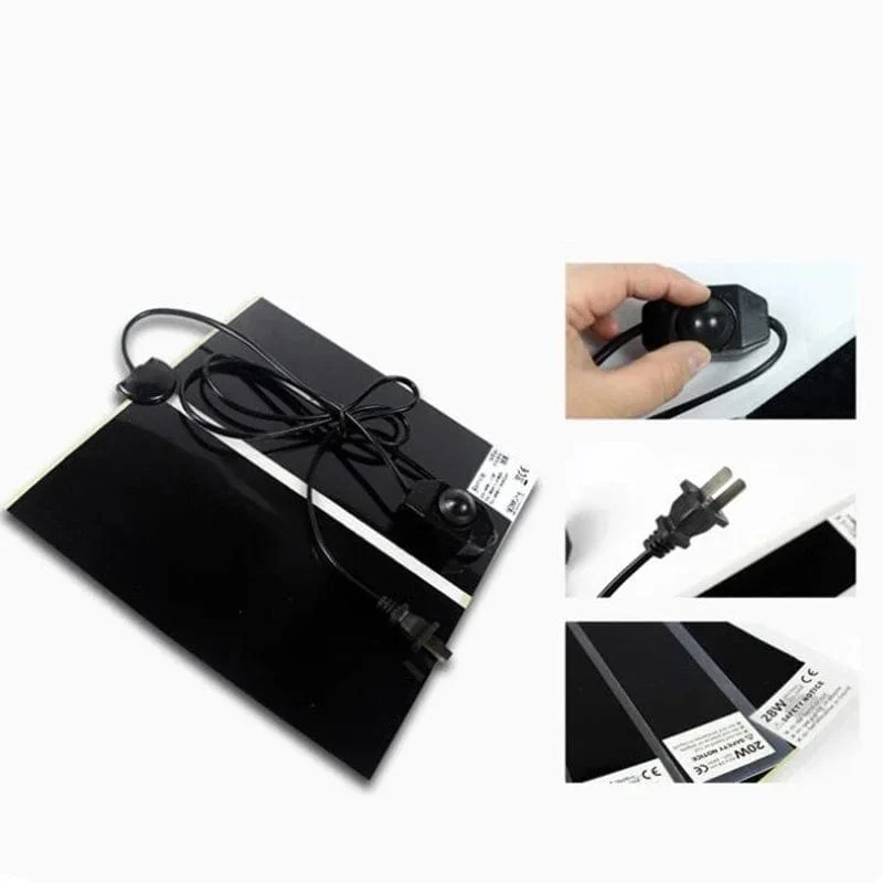 5-45W Terrarium Reptilien Wärme Matte Klettern Haustier Heizung Warme Pads Einstellbare Temperatur Controller Matten Reptilien Liefert