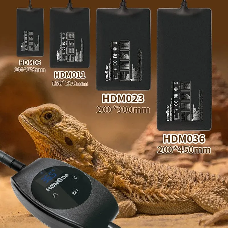 Terrarium Reptilien Eidechse Wärme Matte Klettern Haustier Heizung Warme Pads Intelligente Einstellbare Temperatur Controller Matten 110 v/220 v