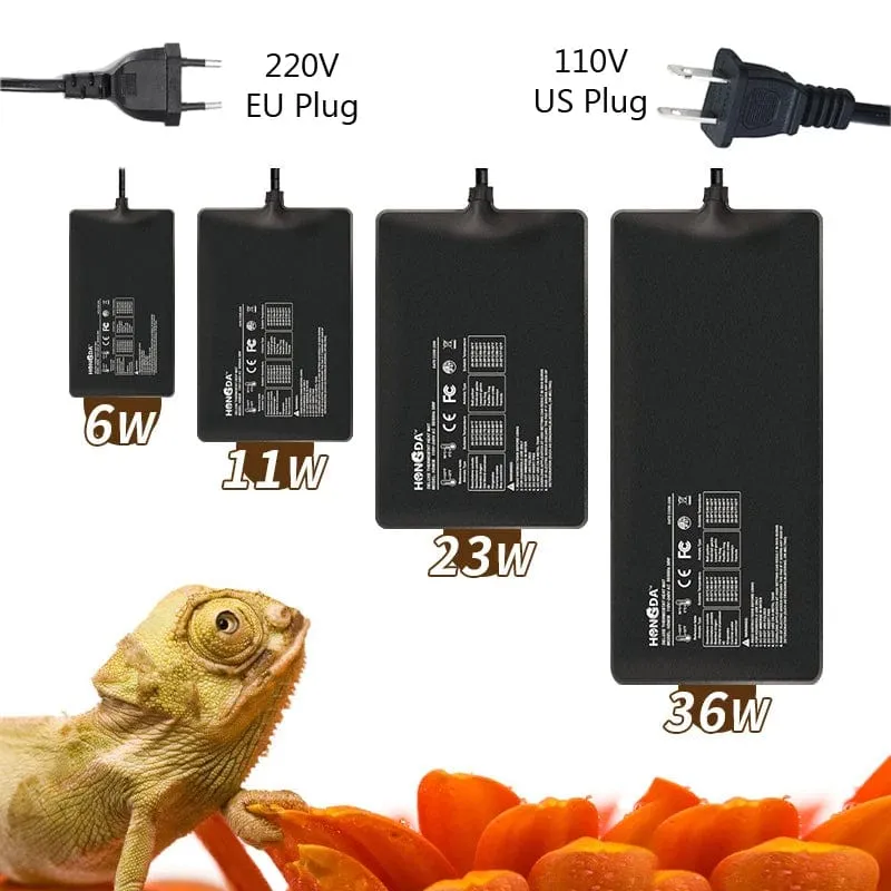 Terrarium Reptilien Eidechse Wärme Matte Klettern Haustier Heizung Warme Pads Intelligente Einstellbare Temperatur Controller Matten 110 v/220 v
