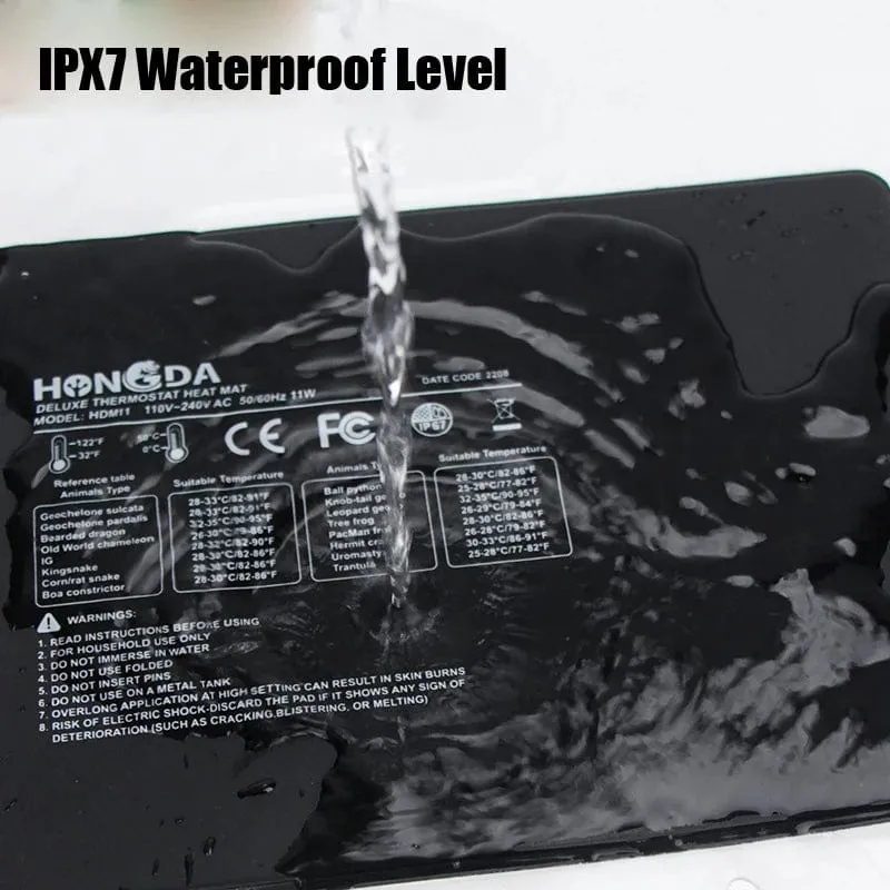 Terrarium Reptilien Eidechse Wärme Matte Klettern Haustier Heizung Warme Pads Intelligente Einstellbare Temperatur Controller Matten 110 v/220 v