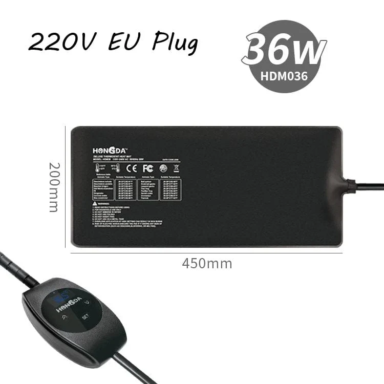 Terrarium Reptilien Eidechse Wärme Matte Klettern Haustier Heizung Warme Pads Intelligente Einstellbare Temperatur Controller Matten 110 v/220 v