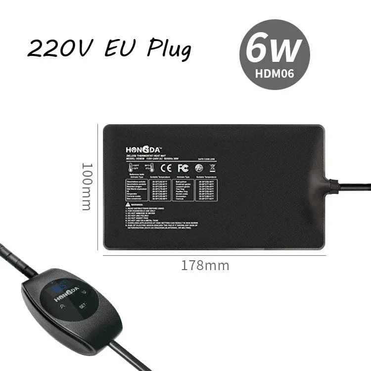 Terrarium Reptilien Eidechse Wärme Matte Klettern Haustier Heizung Warme Pads Intelligente Einstellbare Temperatur Controller Matten 110 v/220 v