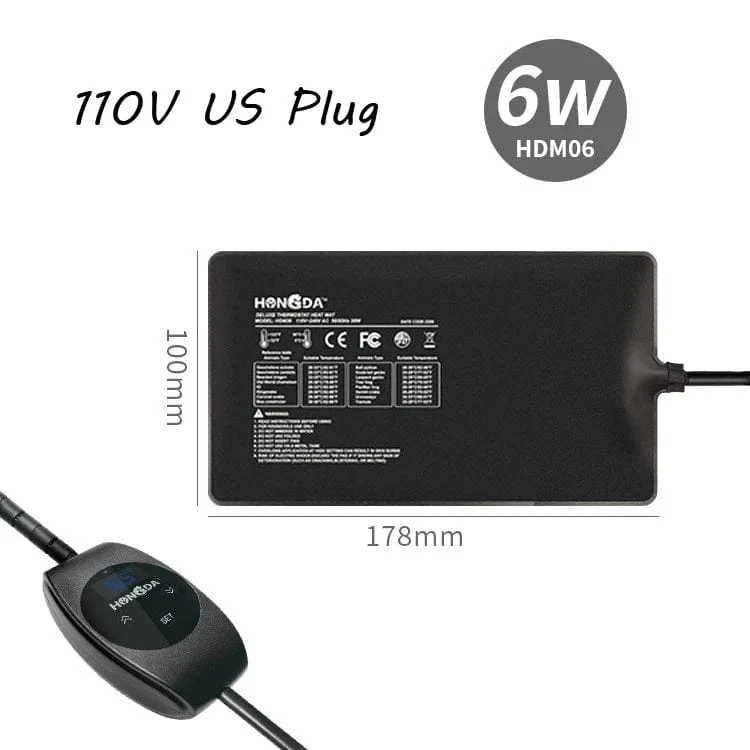 Terrarium Reptilien Eidechse Wärme Matte Klettern Haustier Heizung Warme Pads Intelligente Einstellbare Temperatur Controller Matten 110 v/220 v