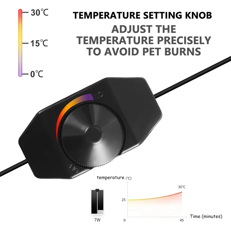 5-45 W Terrarium Reptilien Wärme Matte Klettern Haustier Heizung Warme Pads Einstellbare Temperatur Controller Matten Reptilien Versorgung EU stecker