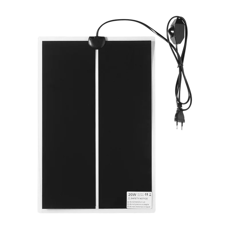 5-45 W Terrarium Reptilien Wärme Matte Klettern Haustier Heizung Warme Pads Einstellbare Temperatur Controller Matten Reptilien Versorgung EU stecker