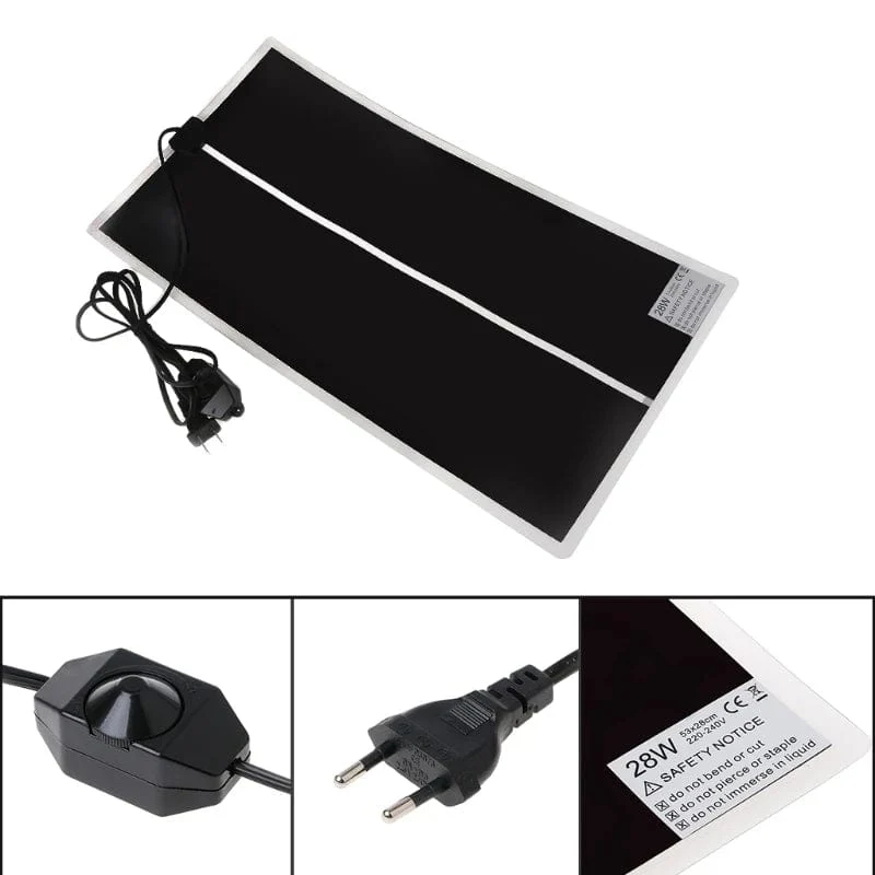 5-28W Terrarium Reptilien Wärme Matte Klettern Haustier Heizung Warme Pads Einstellbare Temperatur Controller Matten Reptilien Liefert