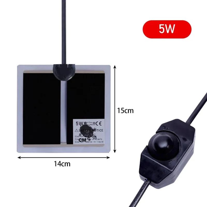 5-35W Terrarium Reptilien Wärme Matte Klettern Haustier Heizung Warme Pads Einstellbare Temperatur Controller Matten Reptilien Liefert EU