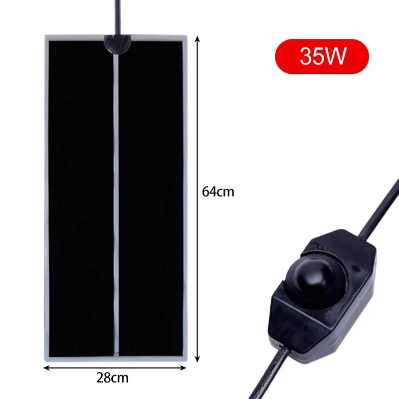 5-35W Terrarium Reptilien Wärme Matte Klettern Haustier Heizung Warme Pads Einstellbare Temperatur Controller Matten Reptilien Liefert EU