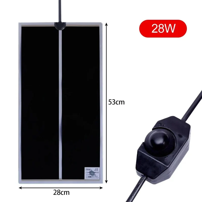 5-35W Terrarium Reptilien Wärme Matte Klettern Haustier Heizung Warme Pads Einstellbare Temperatur Controller Matten Reptilien Liefert EU