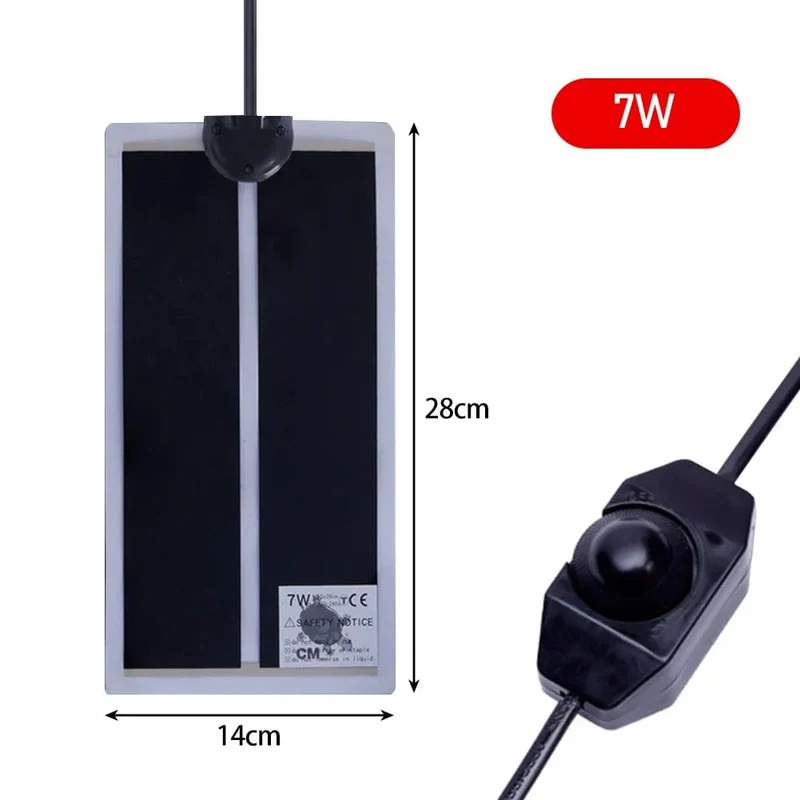 5-35W Terrarium Reptilien Wärme Matte Klettern Haustier Heizung Warme Pads Einstellbare Temperatur Controller Matten Reptilien Liefert EU