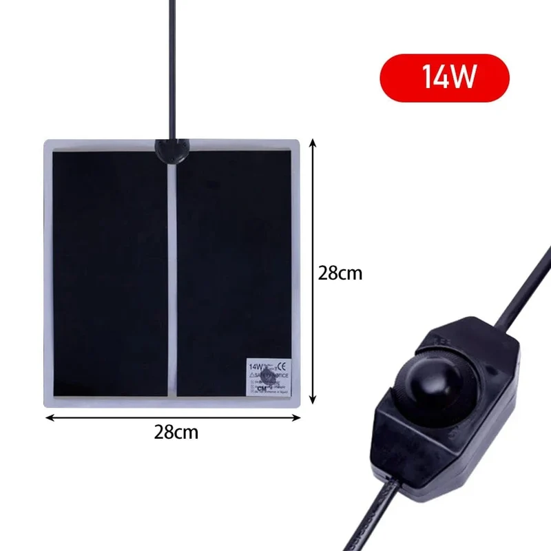 5-35W Terrarium Reptilien Wärme Matte Klettern Haustier Heizung Warme Pads Einstellbare Temperatur Controller Matten Reptilien Liefert EU